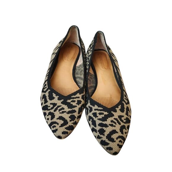 Corso Como Jullia Ballet Leopard Print Knit Slip-on‎ Flats Sz 8.5 - Picture 5 of 9